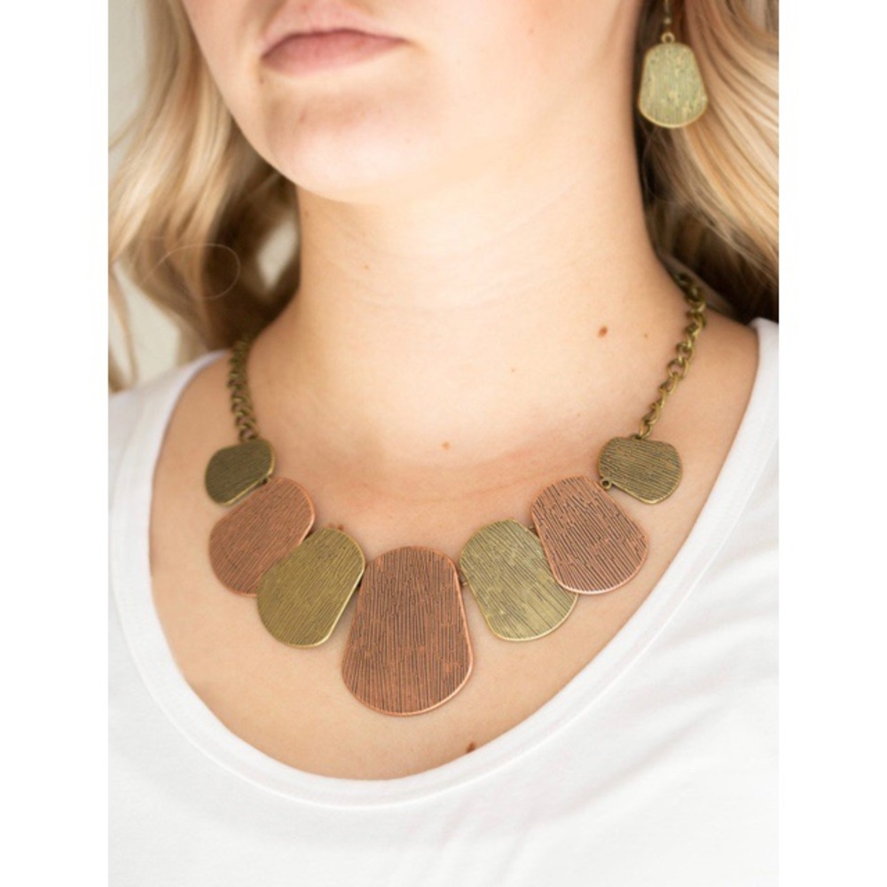 Cave the Day Necklace & Earring Set